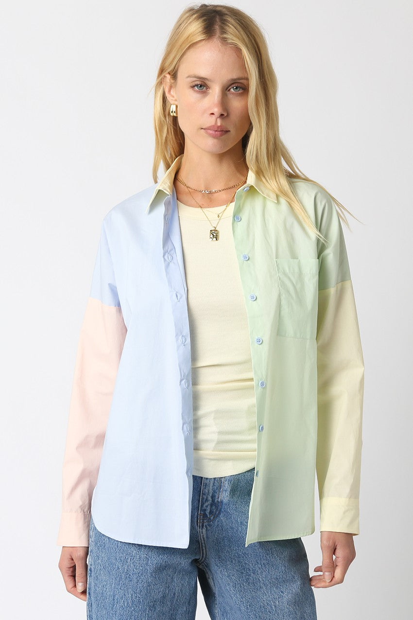 Frida Color Block Shirt