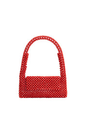 Tawny Carol Beaded Top Handle Bag