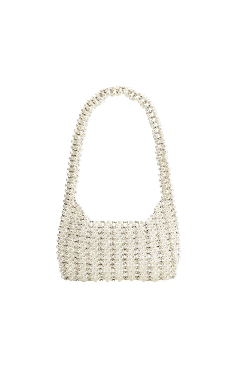 Greta Pearl Top Handle Bag