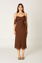 Midi Polka Dot Dress