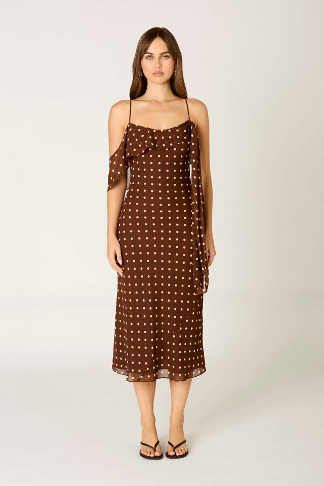 Midi Polka Dot Dress