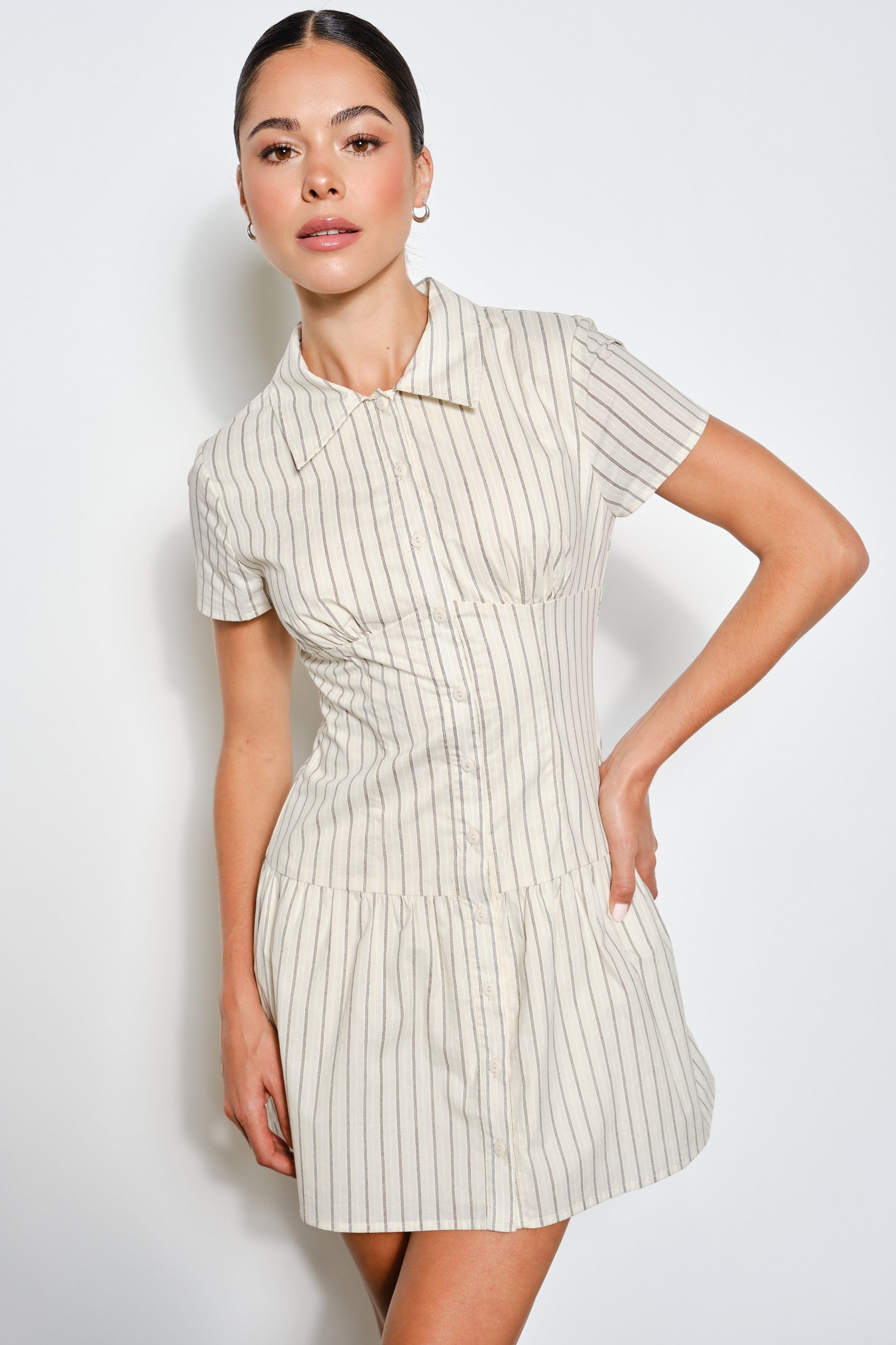 Loretta Shirt Mini Dress