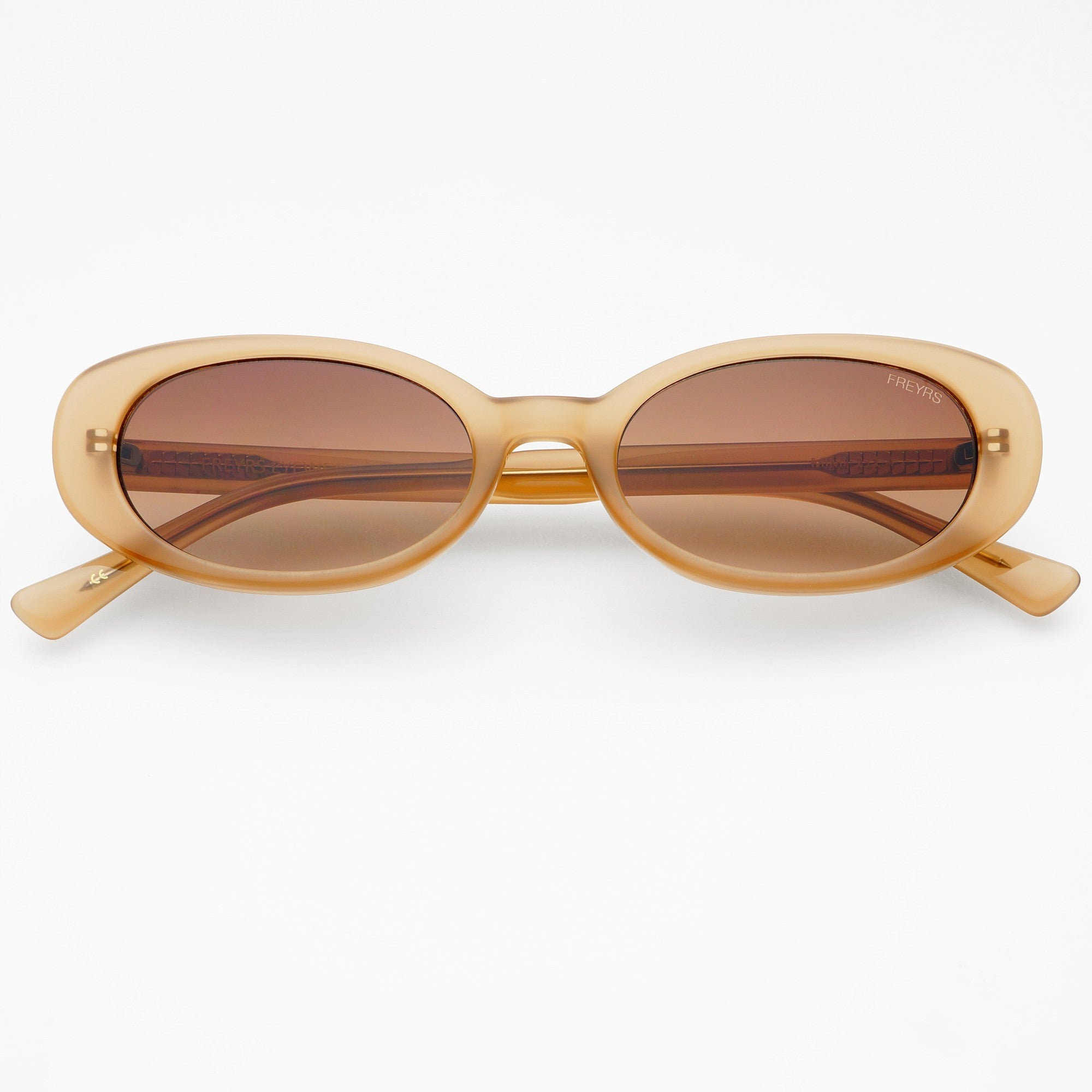 Sand Mimi Acetate Oval Womens Sunglasses By Freyrs