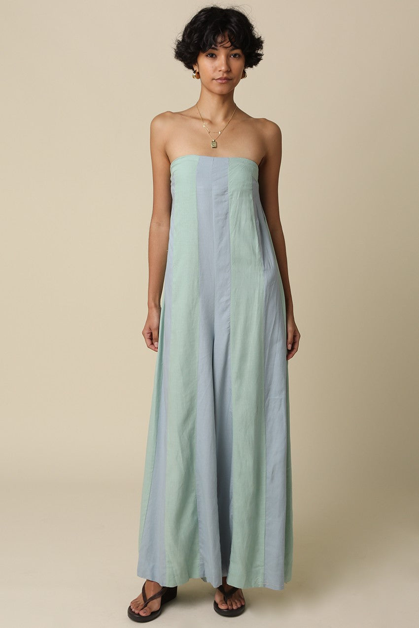 Adalyn Strapless Wide-leg Jumpsuit