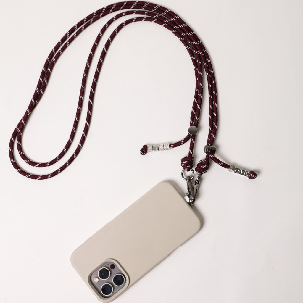 Phone Strap Burgundy