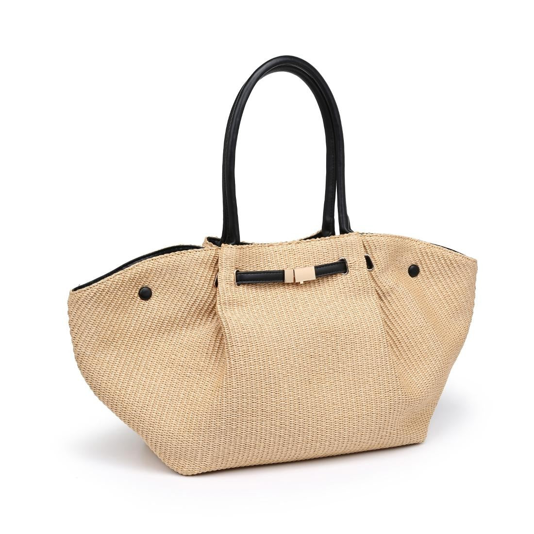 Natural Kaia Straw Tote Bag