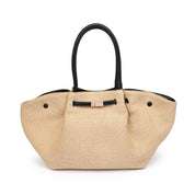 Natural Kaia Straw Tote Bag