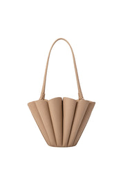 Shellie Nude Recycled Vegan Leather Shoulder Bag