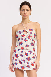 Halter Neck Bustier Top