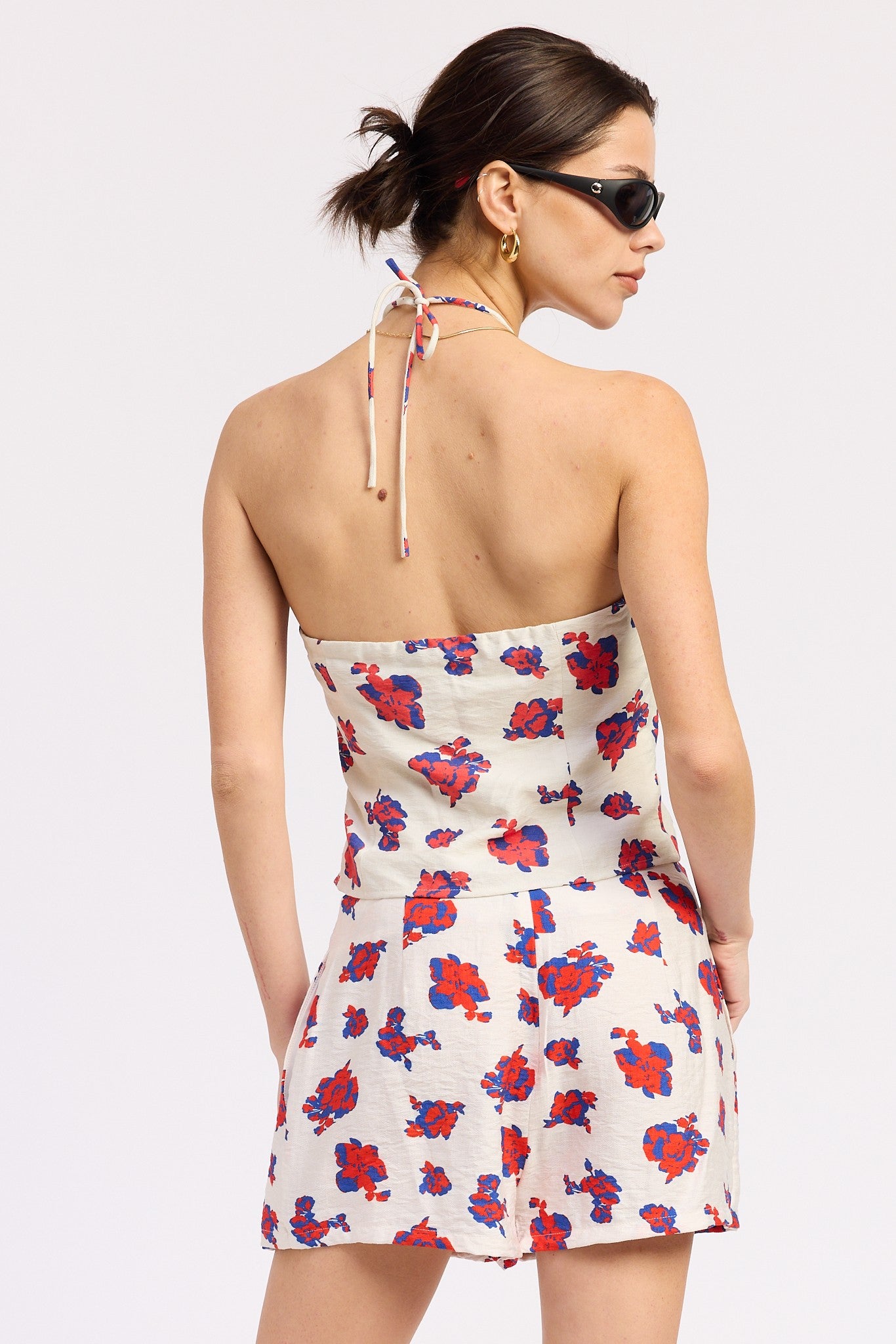 Halter Neck Bustier Top
