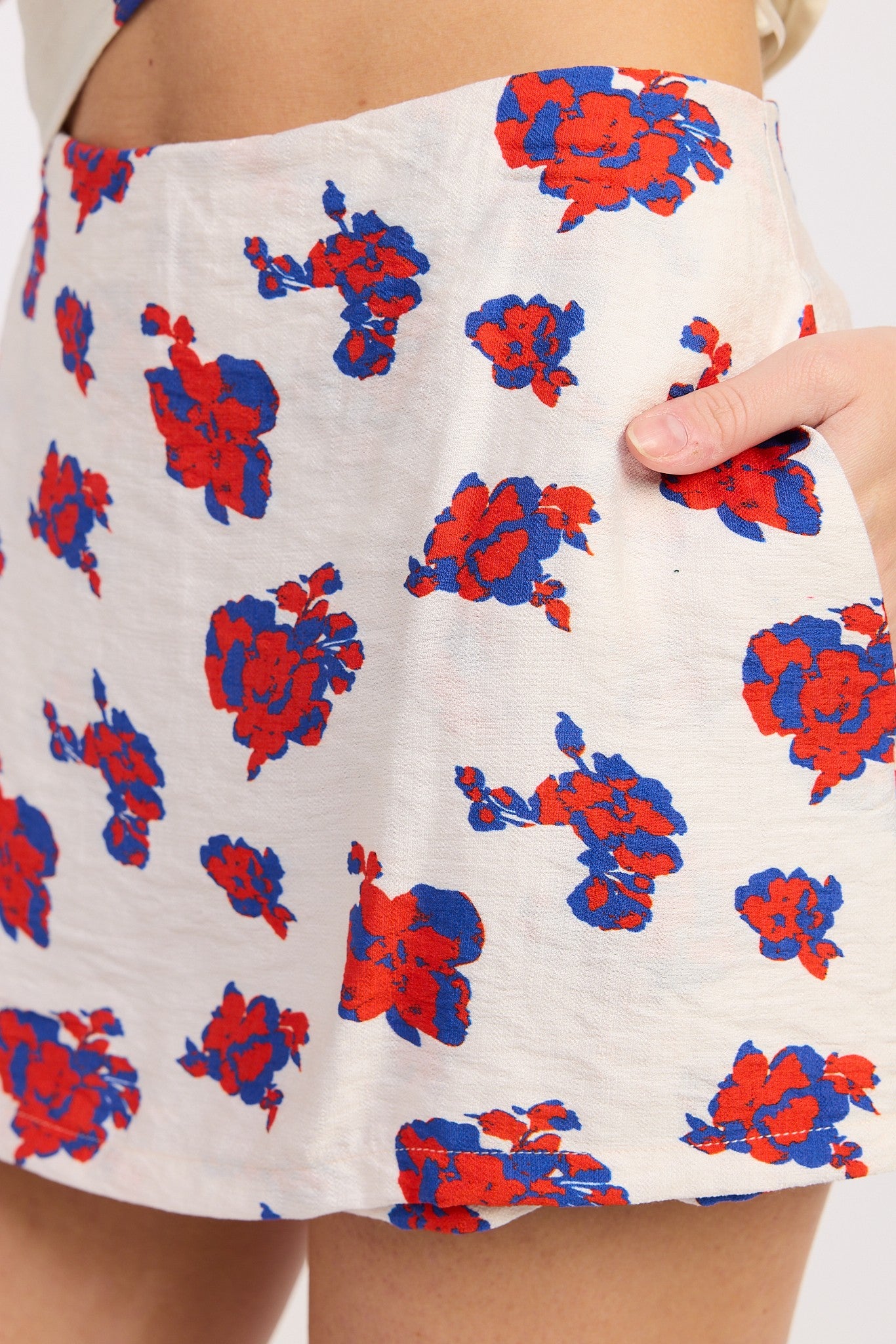 Printed Mini Skort
