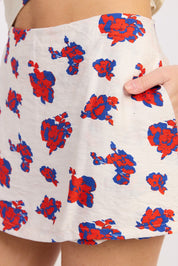 Printed Mini Skort