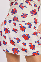 Printed Mini Skort