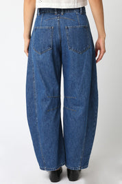 Selina Barrel Leg Denim Pants