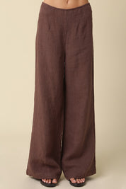 Rita Wide-leg Linen Pants