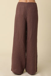 Rita Wide-leg Linen Pants