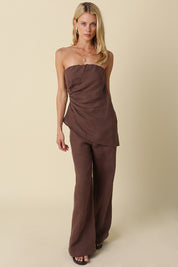 Rita Wide-leg Linen Pants