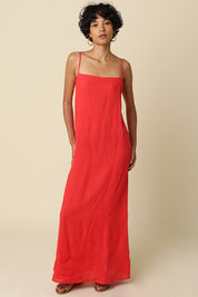 Anna Cami Maxi Linen Dress
