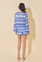 Chevron Patterned Shorts