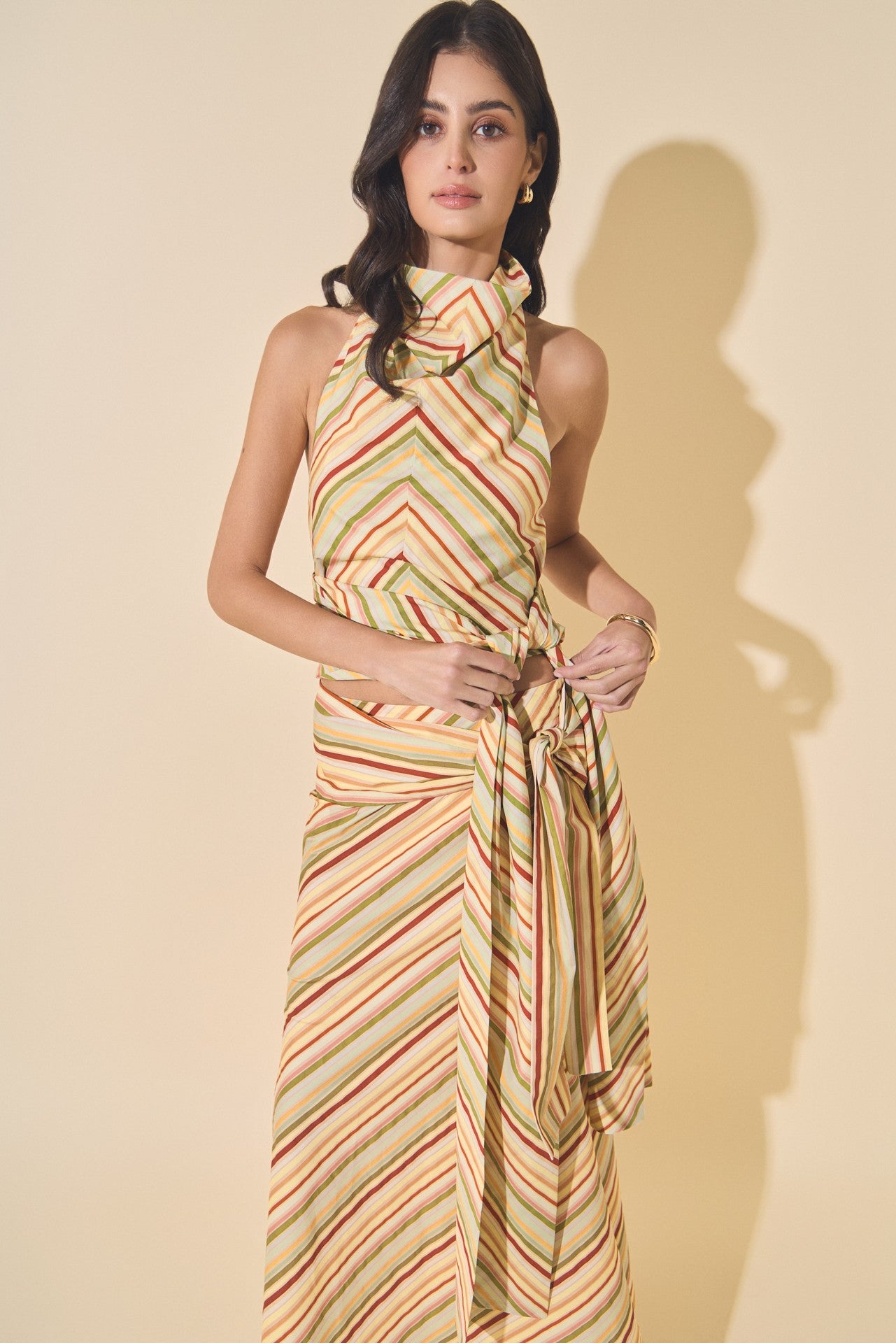 Draped Halter Top