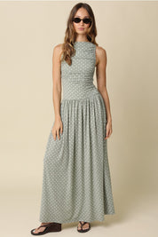 Sienna Polka Dot Maxi Dress
