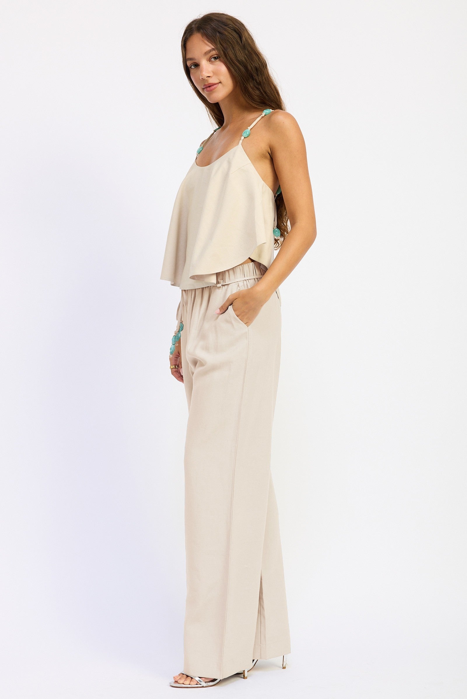 Beaded Scarf Cami