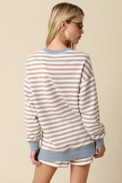 Averil Striped Lounge Top