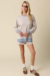 Averil Striped Lounge Top