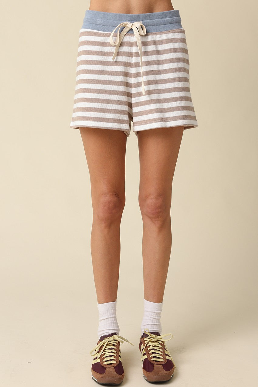 Averil Striped Lounge Shorts