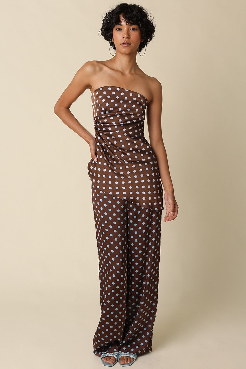 Coco Polka Dot Wide Leg Pants