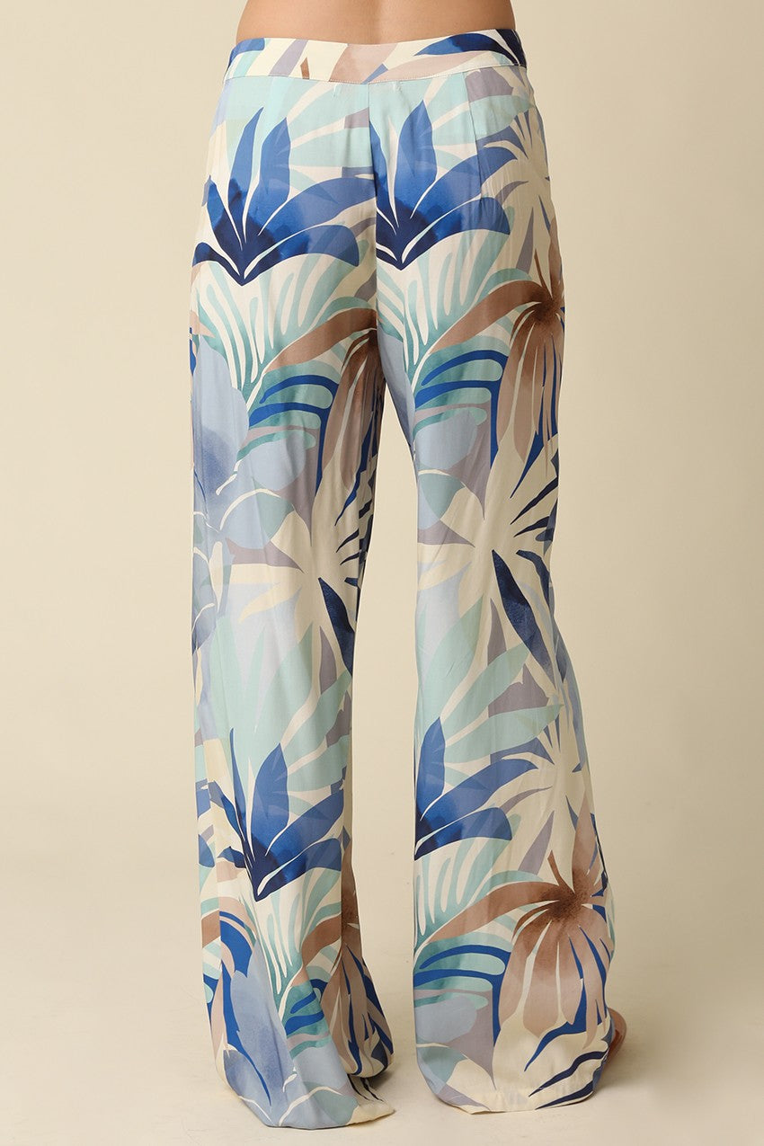 Skye Tropical Wide Leg Pants
