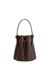 Laguna Chocolate Recycled Vegan Leather Top Handle Bag