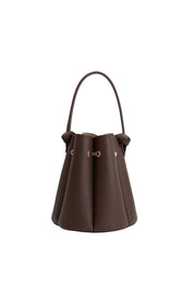 Laguna Chocolate Recycled Vegan Leather Top Handle Bag