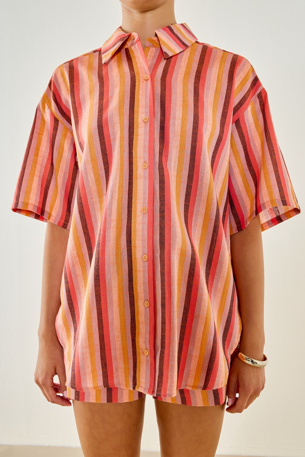 Striped Button Up Shirt