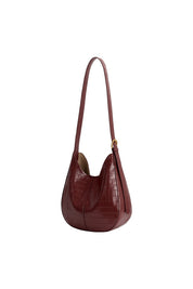 Stefanie Burgundy Recycled Vegan Leather Tote Bag