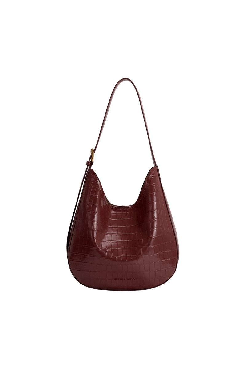 Stefanie Burgundy Recycled Vegan Leather Tote Bag