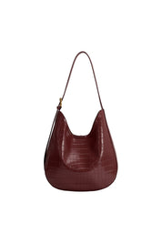 Stefanie Burgundy Recycled Vegan Leather Tote Bag