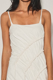 Ladies Knit Long Draped Dress