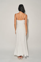 Ladies Knit Long Draped Dress
