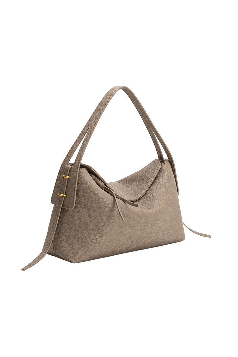 Emory Taupe Recycled Vegan Top Handle Bag
