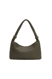 Quinn Olive Recycled Vegan Shoulder Bag