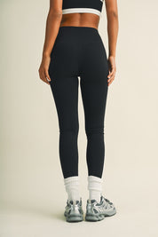 Side Contrast Block Legging