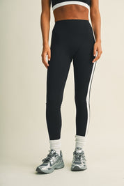 Side Contrast Block Legging