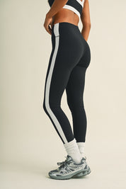 Side Contrast Block Legging