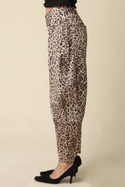 Elsie Leopard Barrel Pants
