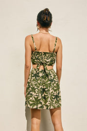 Paradise Grove Cutout Mini Dress
