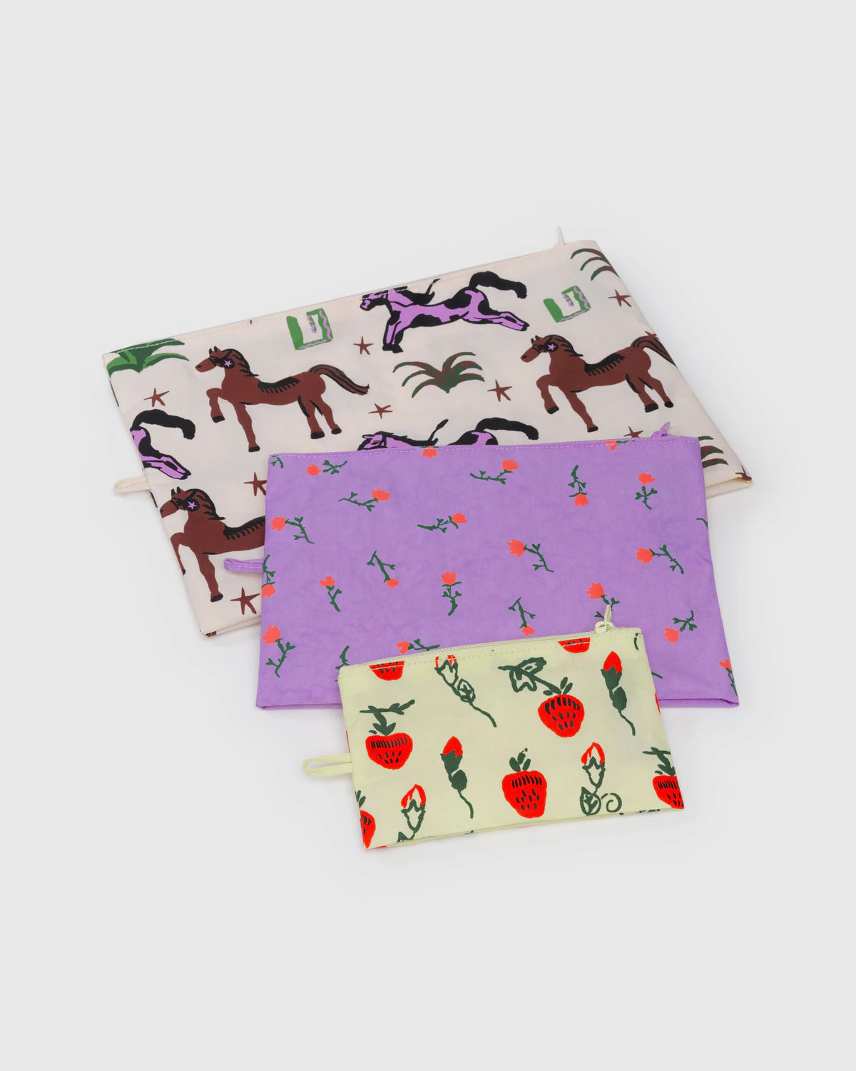 Baggu Go Pouch Set- Painted Prairie