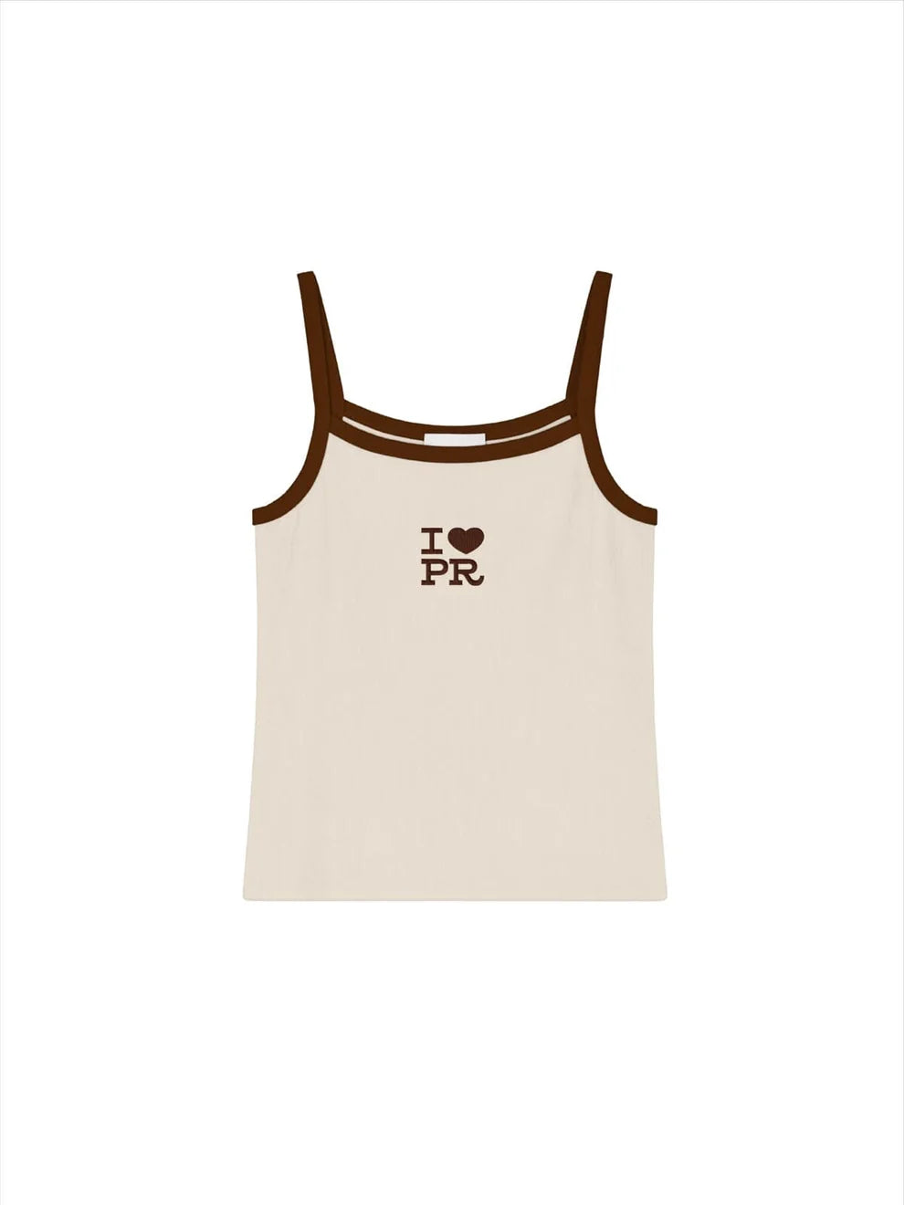 Eledé I Love PR Tank- Brown