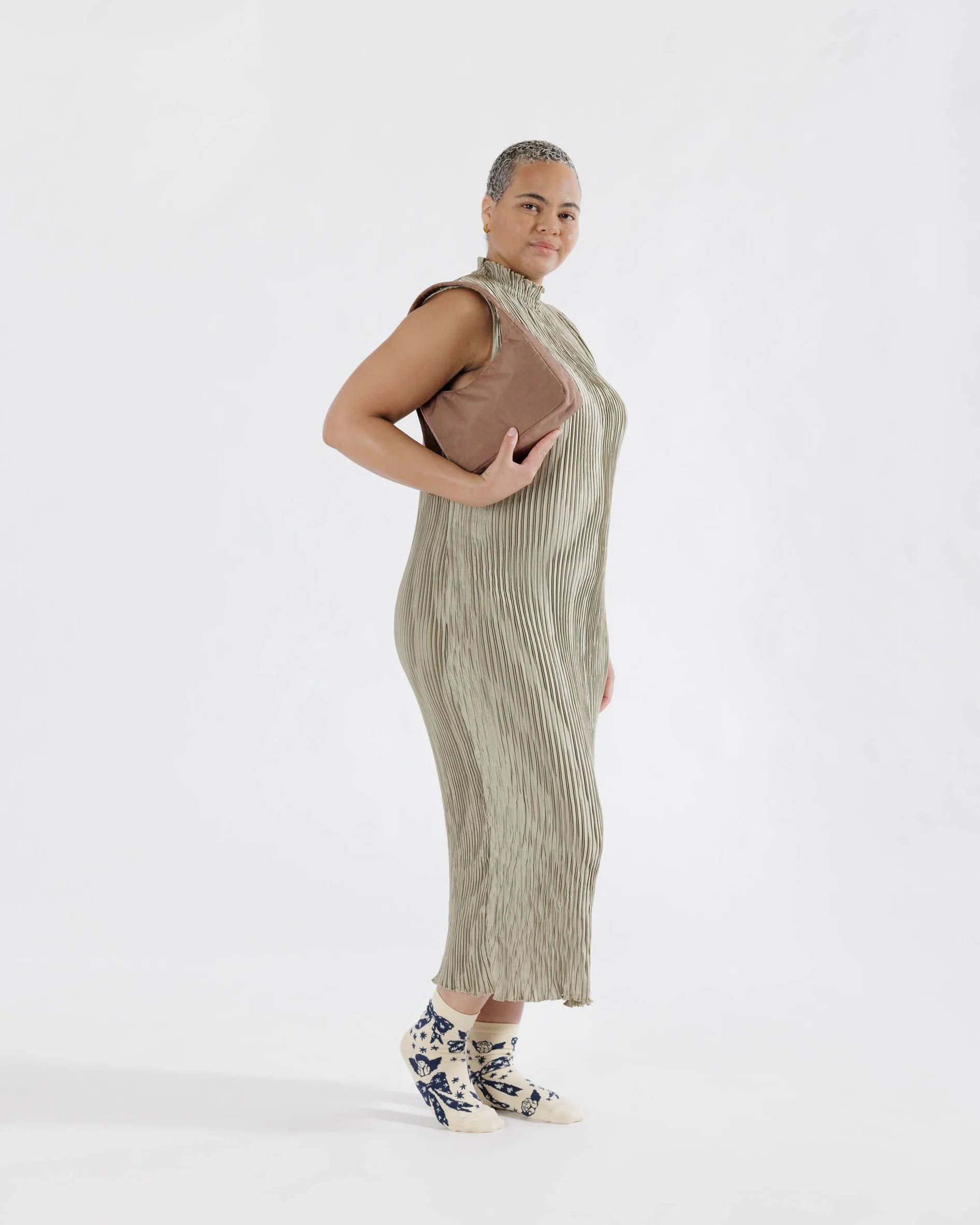 Baggu Mini Nylon Shoulder Bag-Cocoa | Collective Request 