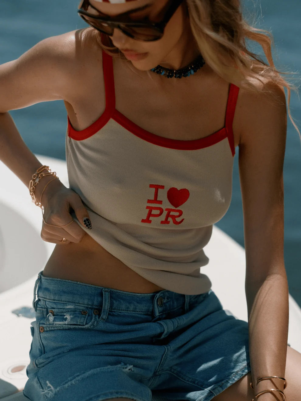Eledé I Love PR Tank- Red